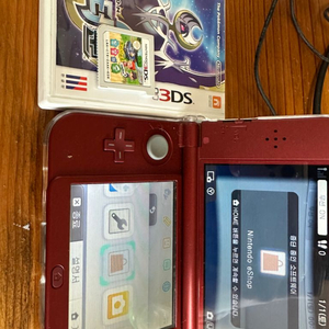 닌텐도 3ds xl + 튀동숲 + 포켓몬 문