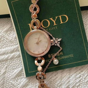 로이드 여성 진주 팔찌시계
