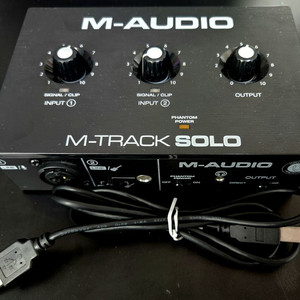 M-AUDIO M-TRACK SOLO 오디오 인터페이스