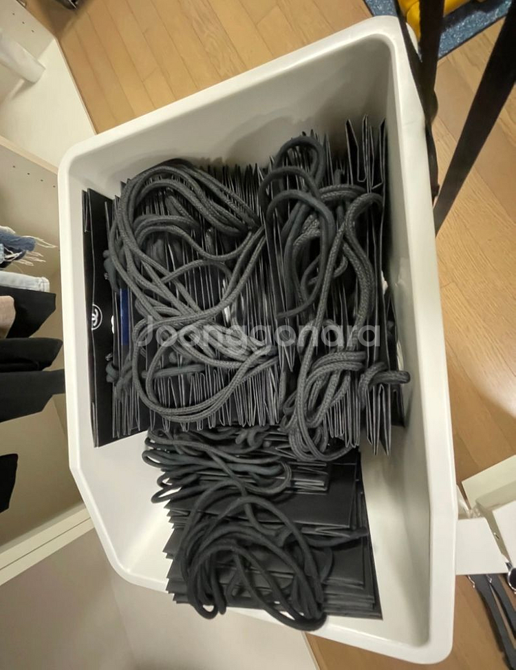 샤넬 진품 내돈내산 새상품 쇼핑백 사이즈별 가격다름--2