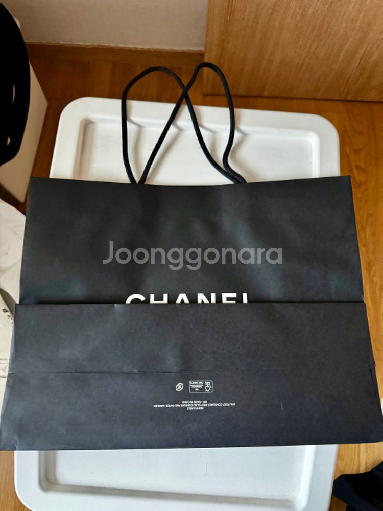 샤넬 진품 내돈내산 새상품 쇼핑백 사이즈별 가격다름--3