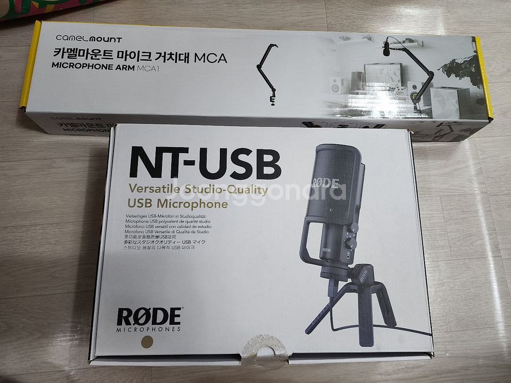 로데 NT USB 방송용 녹음 마이크 + 마이크암--0