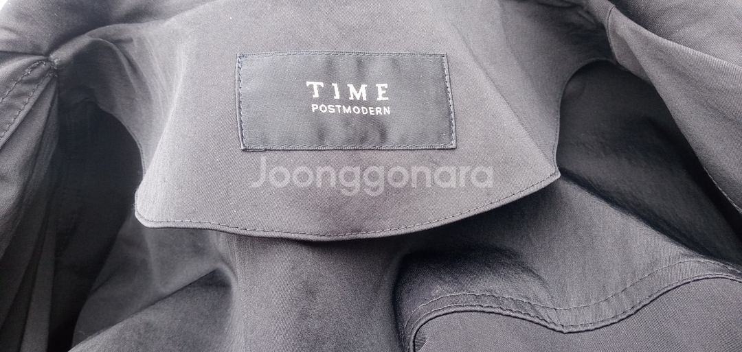 정품 타임 바람막이 짚업코트 상태우수--7