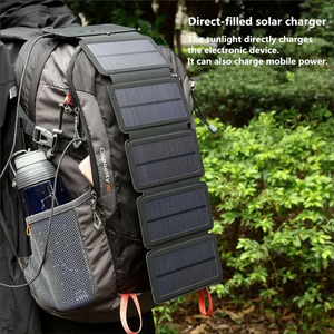 휴대용 태양전지 태양열 패널 충전기 배터리 캠핑 낚시