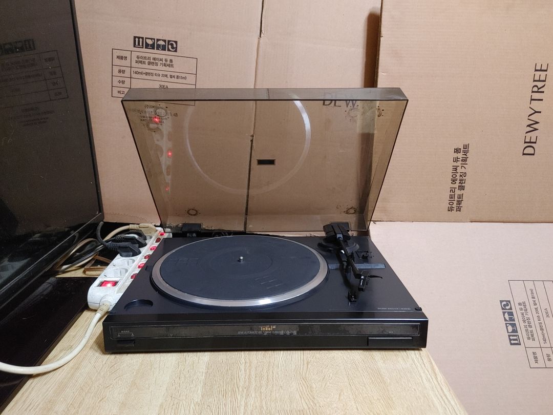 인켈 PS 2580 LP 턴테이블 (오디오 앰프 스피커