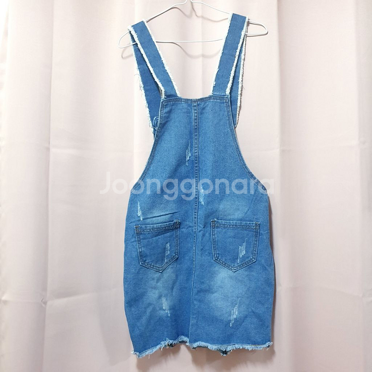 새옷 멜빵치마 청치마 데님스커트--1