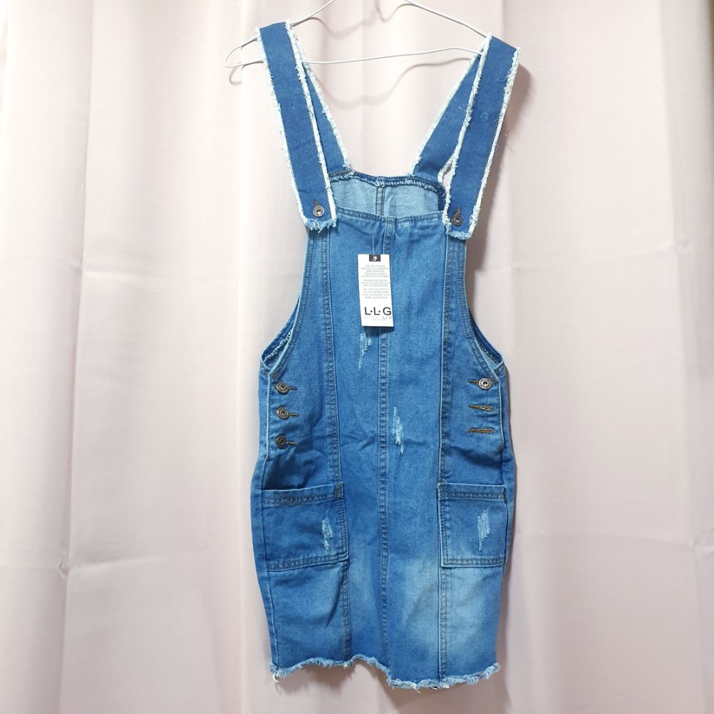 새옷 멜빵치마 청치마 데님스커트