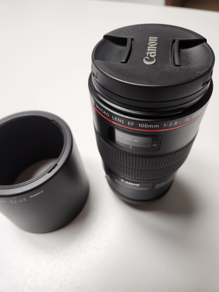 캐논렌즈 EF 100mm F2.8 IS LSUM 백마엘