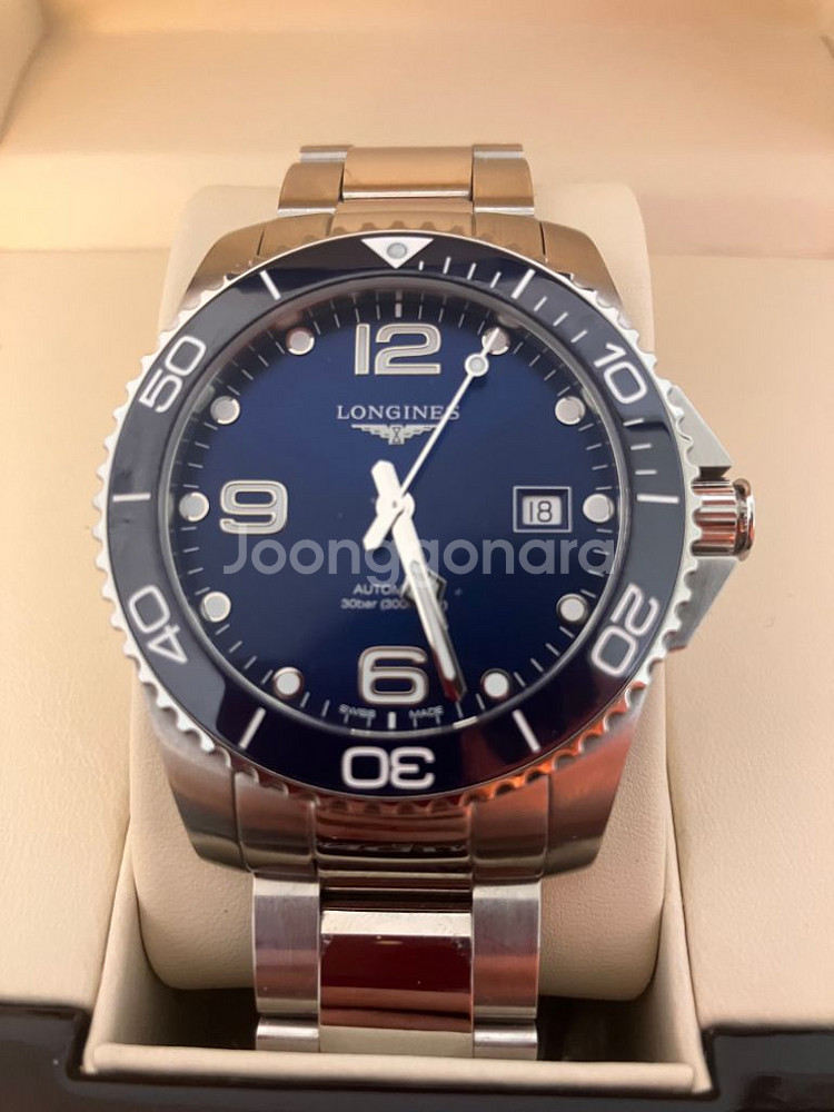 론진 하이드로콘퀘스트 41mm 청판--0