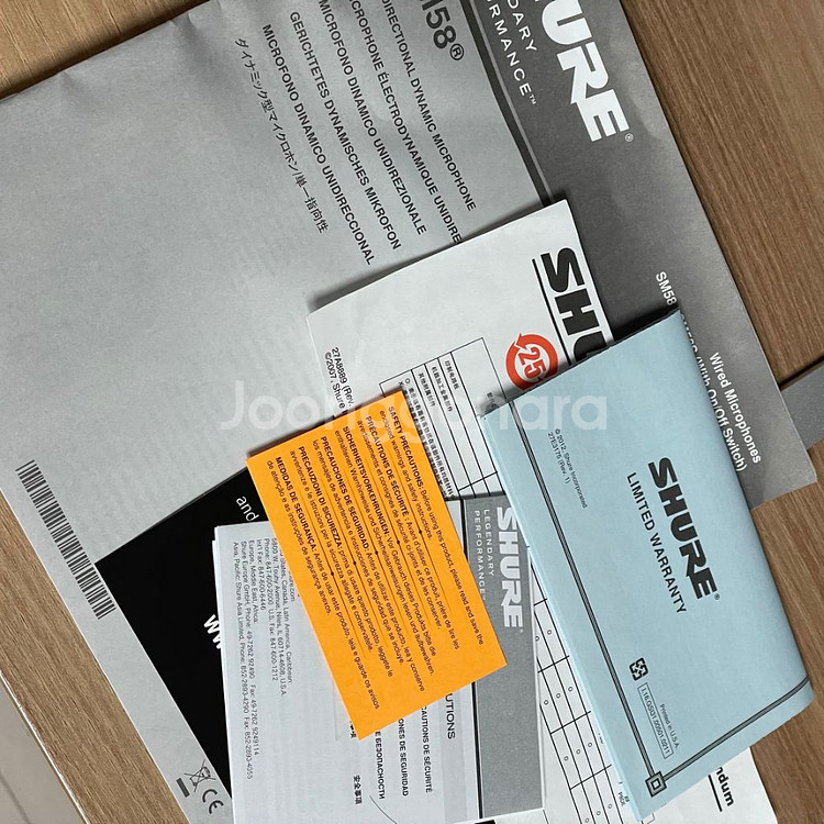 Shure sm58 (멕시코) 다이나믹 마이크--7