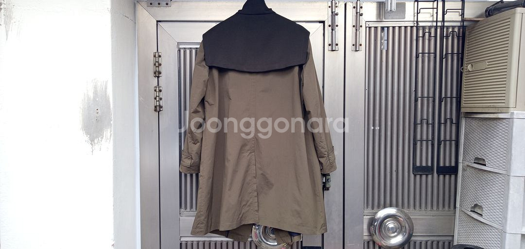 한섬 타임 바람막이 짚업코트 상태우수--3