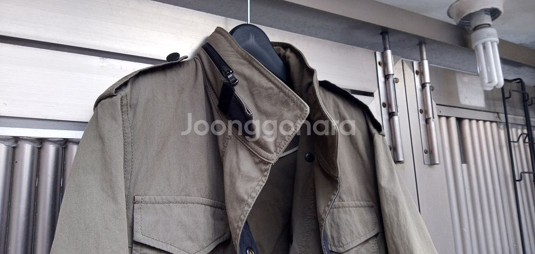 한섬 타임 빈티지 바람막이 야상자켓 상태우수--1