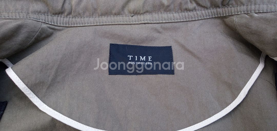 한섬 타임 빈티지 바람막이 야상자켓 상태우수--6