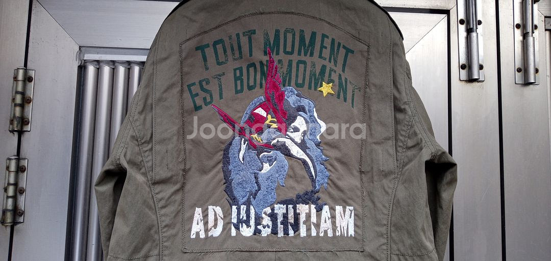 한섬 타임 빈티지 바람막이 야상자켓 상태우수--4