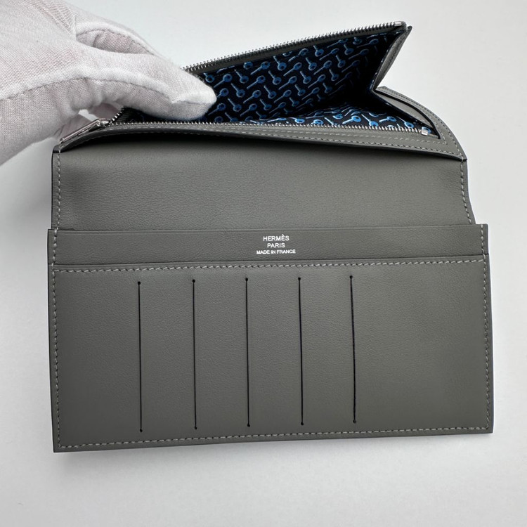 에르메스 시티즌 트월 장지갑 지퍼 그리스메이어 이미지