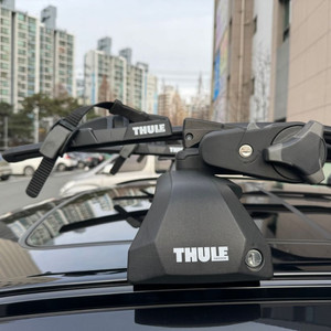 BMW X4 thule 루프렉 및 자전거렉