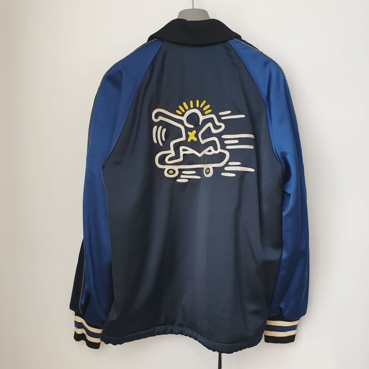 [L] 코치 x 키스해링 콜라보레이션 점퍼 자켓--1