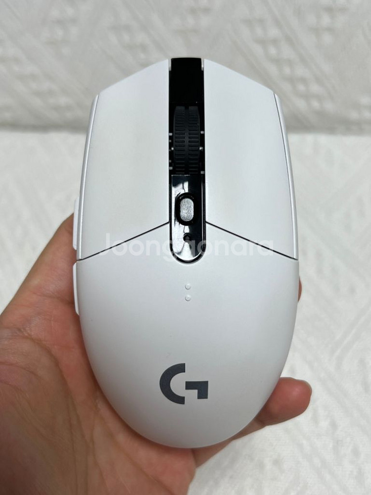 로지텍 마우스 G304 화이트--1
