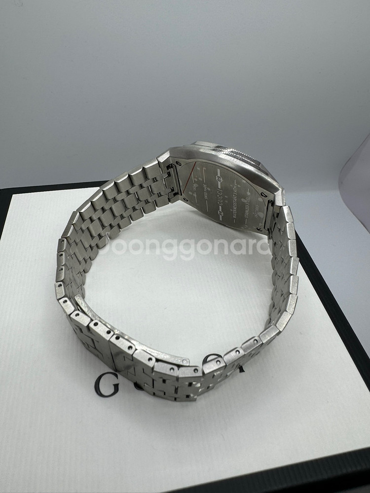 구찌 25H 시계[새상품, 정품, 38MM, 오션블루]--2