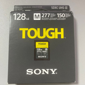 소니 터프 M 128GB V60 메모리카드 판매합니다.