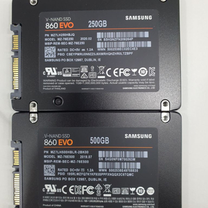 섬성 ssd 860evo 250g, 500g