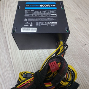 잘만 ecomax(에코맥스) 600w 파워 팝니다.