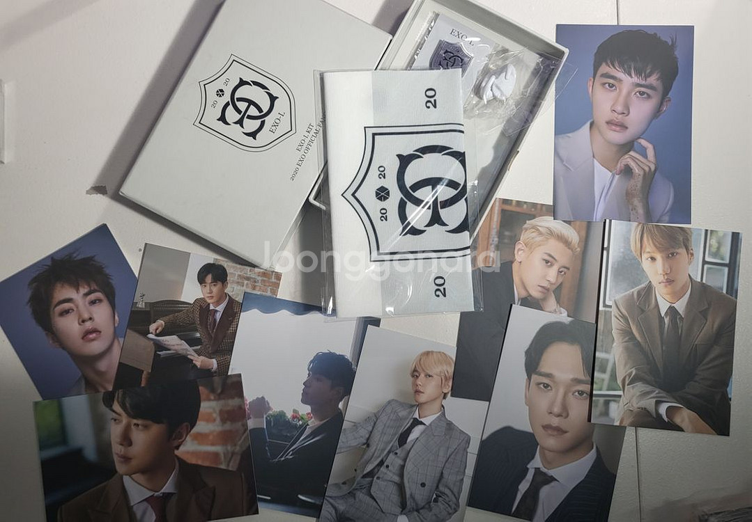 EXO 엑소 웰컴키트 편지세트--1