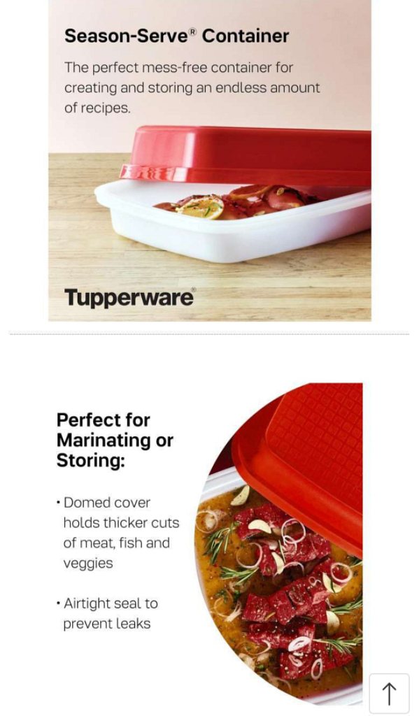 [새상품+무배] 타파웨어 시즌서브 마리네이드 밀폐양념통--5