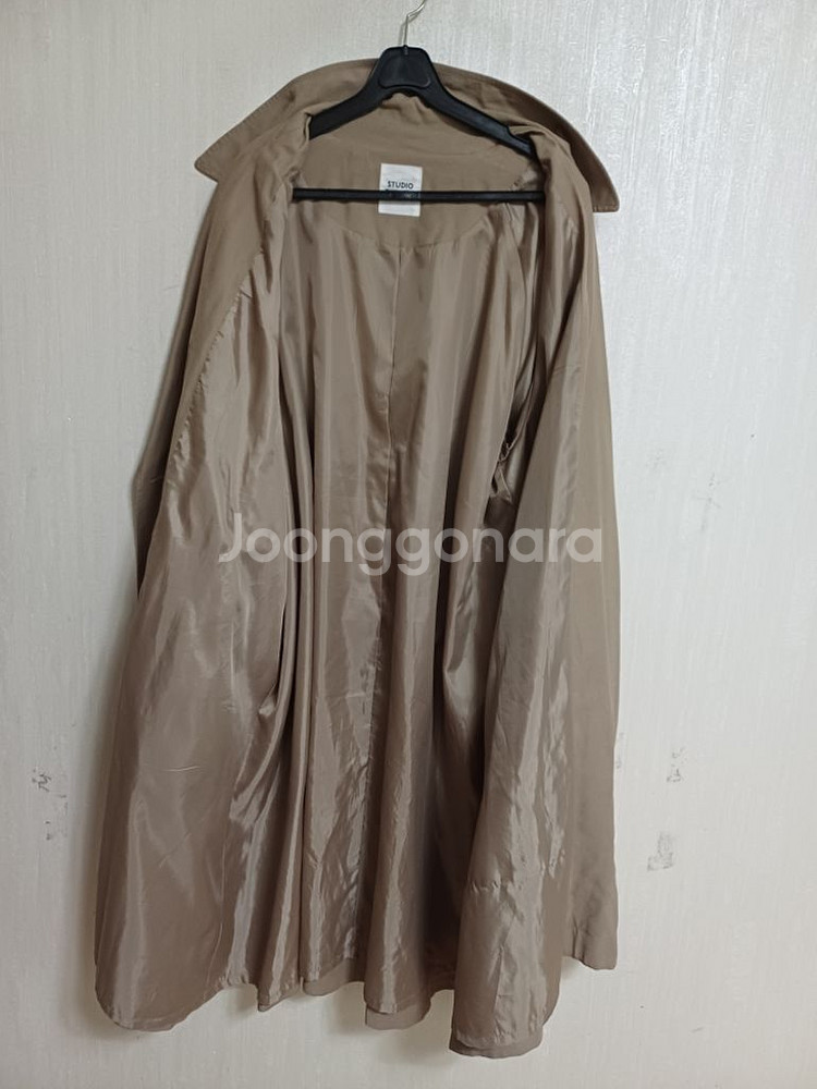 스튜디오톰보이 봄.가을 더블 트렌치코트(오버핏95100--2