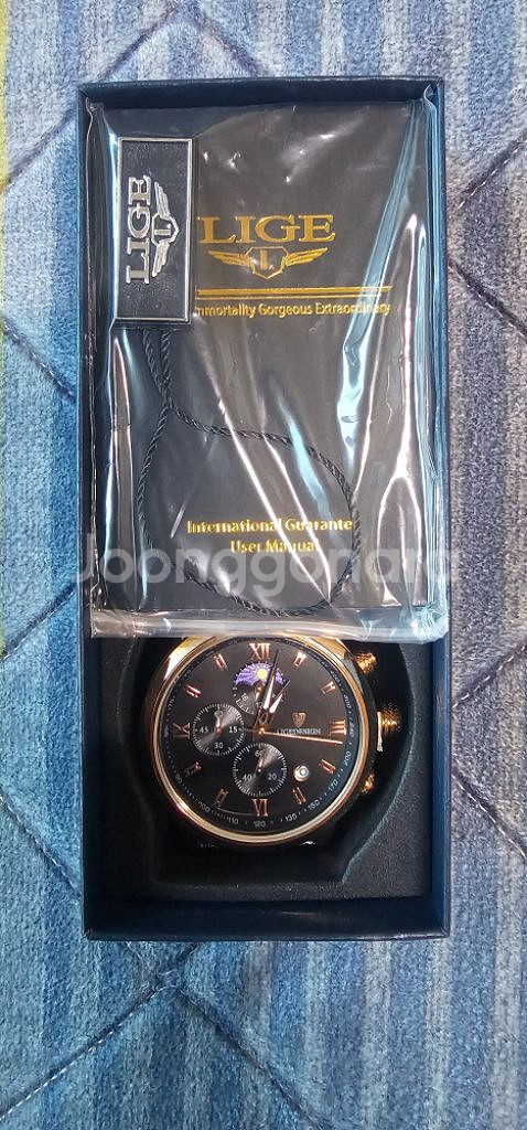 LIGE 밀리터리워치 프리미엄 손목시계 판매합니다.--4