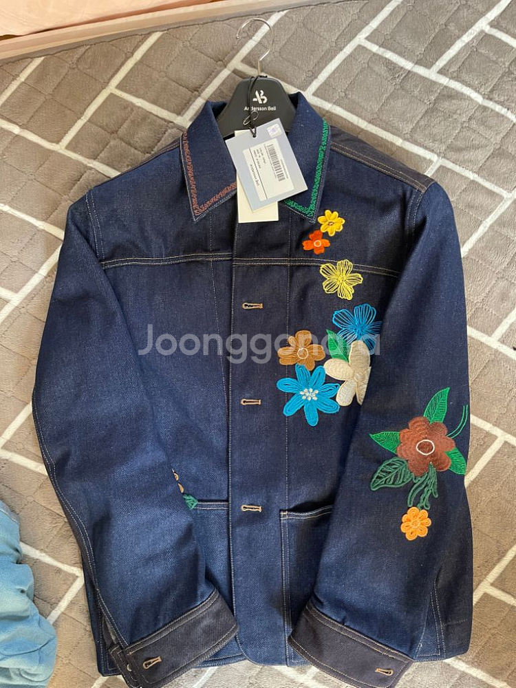 앤더슨벨 초어플라워데님 자켓 m--0