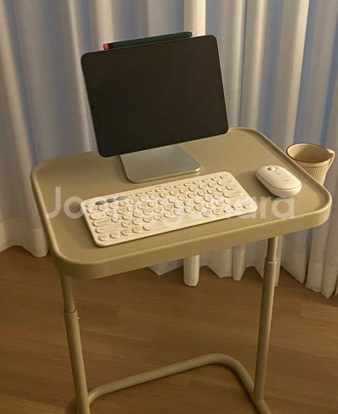 이케아 노트북 테이블(화이트)--6