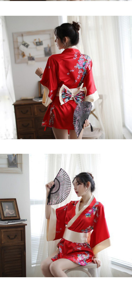 이벤트 기모노 가운 3종세트 S~L--6