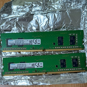 삼성 ddr4 4gb pc4 19200 2400램2개