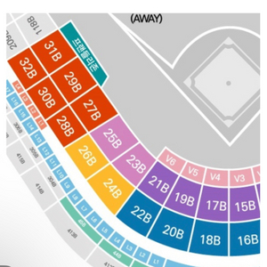 인천 문학경기장 3/24 일 ssg 롯데 의자지정석2연