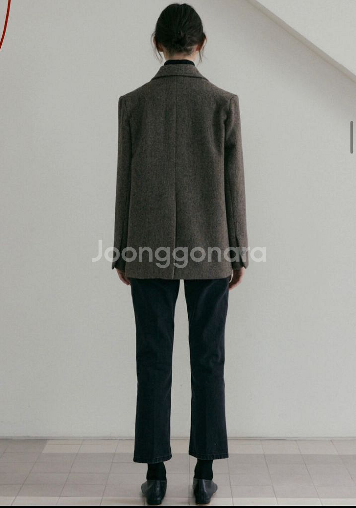 링서울 울 블랜디드 클래식 자켓 (브라운)--2
