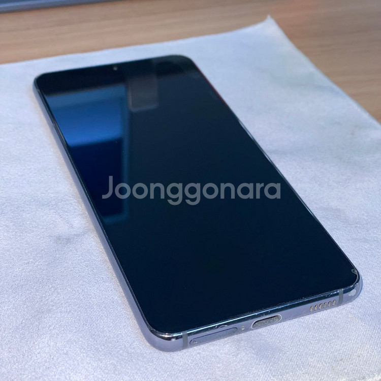 삼성 갤럭시 S21 팬텀 그레이 256GB 액정 파손--2