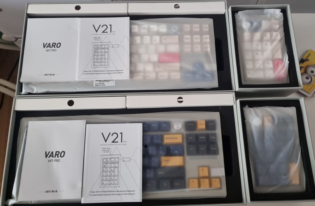 Cidoo V87 pro & v21 풀알루 키보드