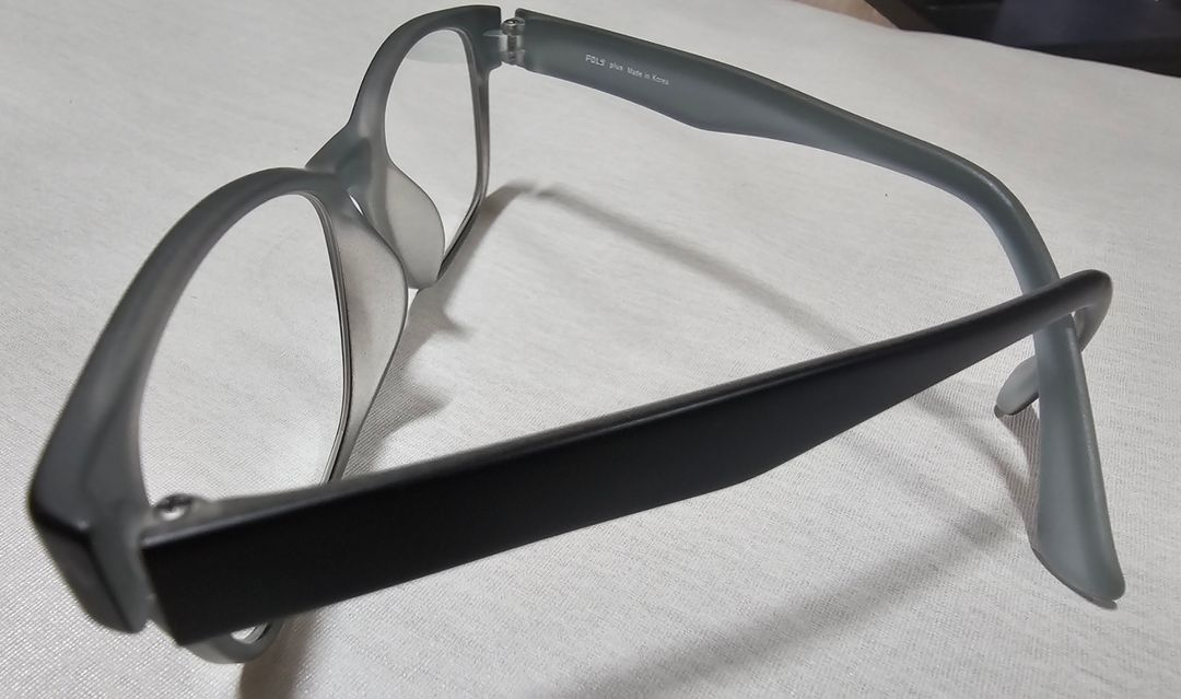 검정 뿔테 안경--4