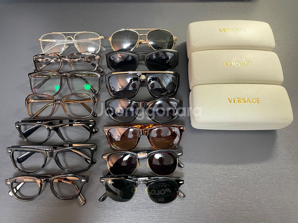 각종 안경테 & 선글라스 17개--0