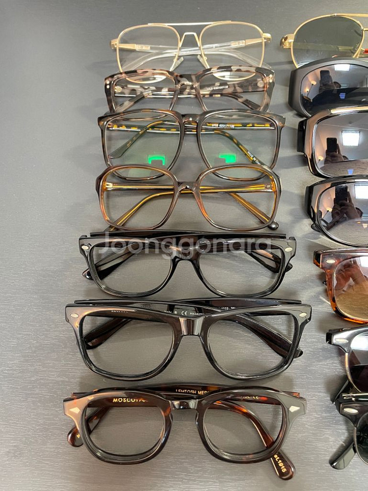 각종 안경테 & 선글라스 17개--1