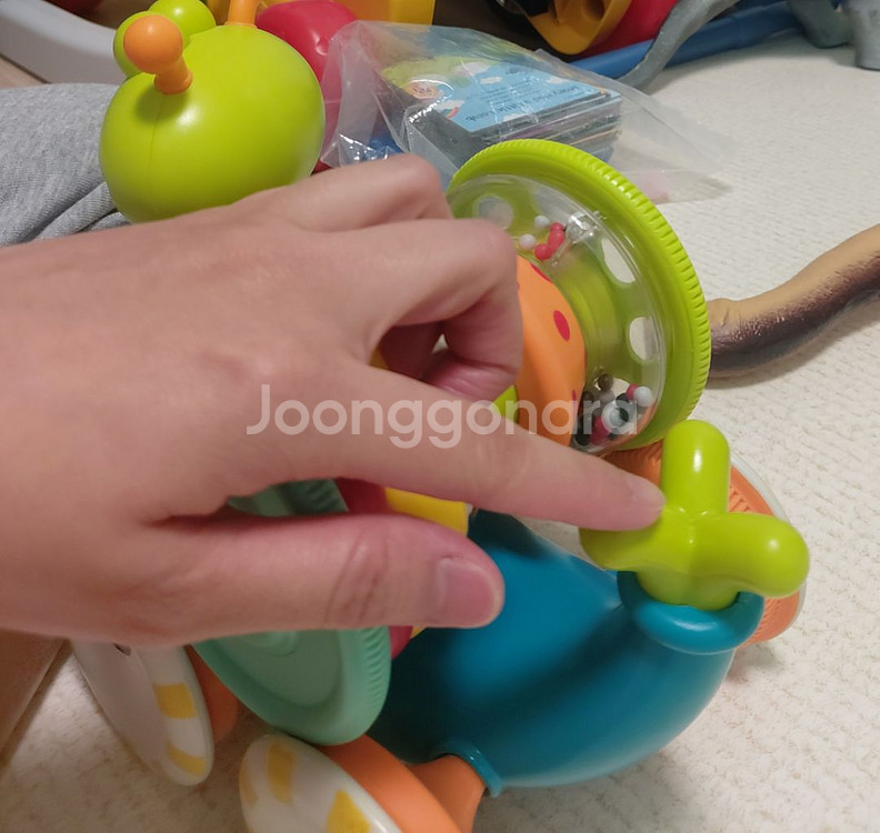 개구리연못 유키두달팽이 뿡뿡이 롤러코스터 장난감일괄--3