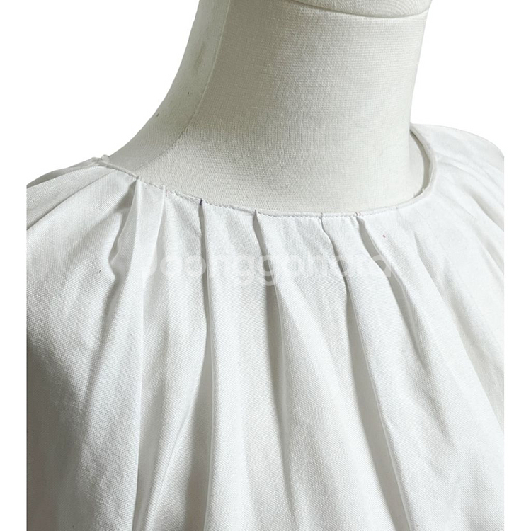 ZARA 자라 주름 블라우스 화이트 XS--3