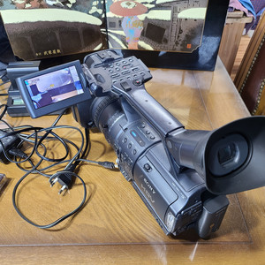 빈티지 방송용카메라 소니핸디캠 HDR-FX1