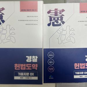 이국령 경찰헌법도약 기출지문 OX