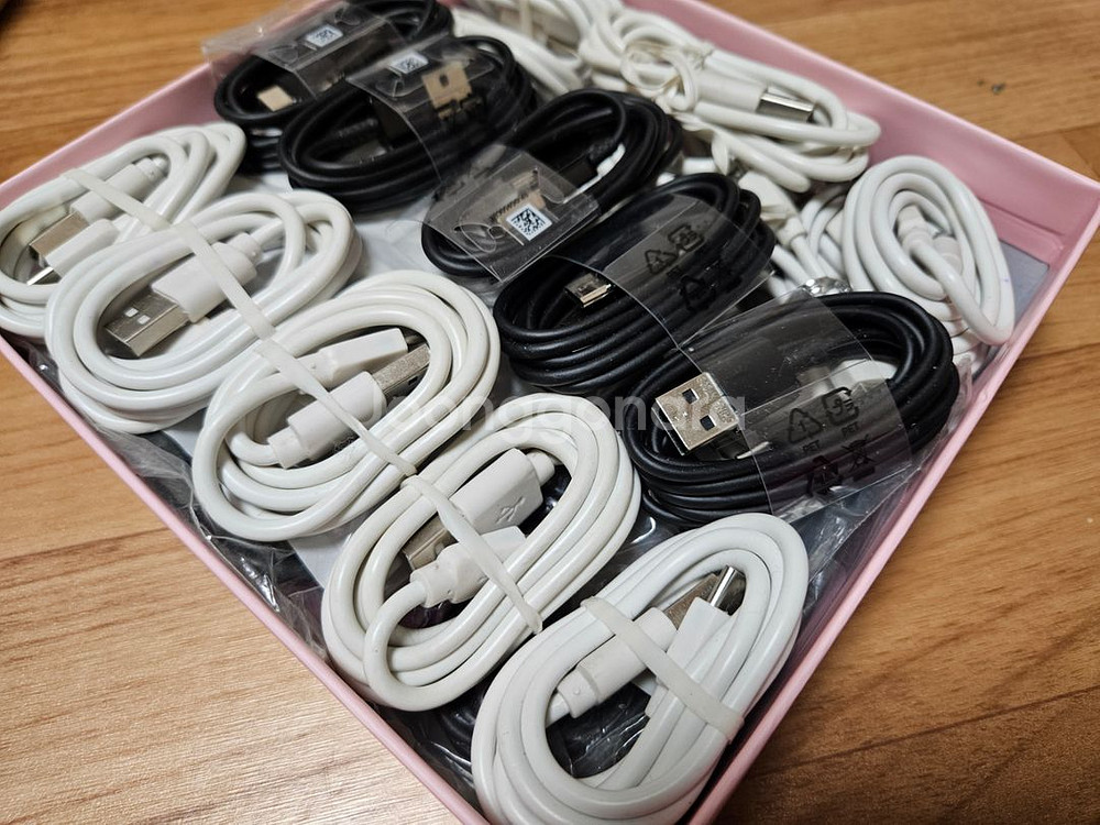 휴대폰 5핀 충전케이블, C타입 충전케이블 / 이어폰--3