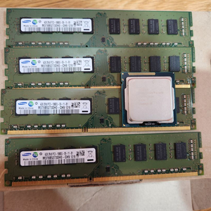 인텔 i5 3470 삼성ddr3 4gb 4개 일괄판매