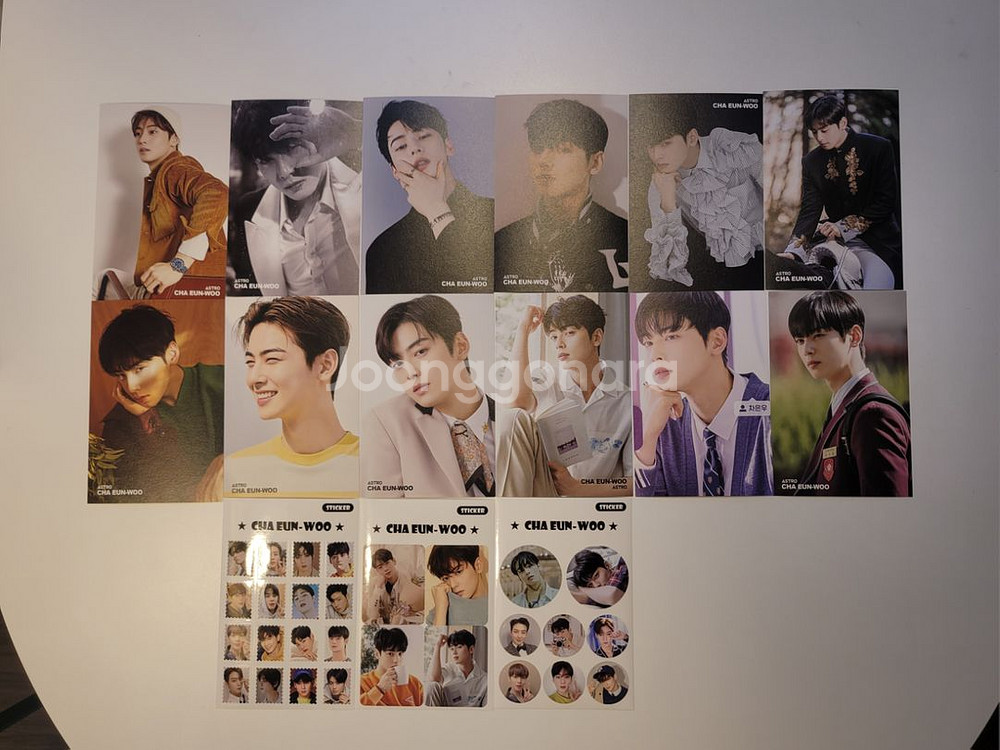 차은우 굿즈(엽서 스티커 세트)포스트카드 아스트로--2