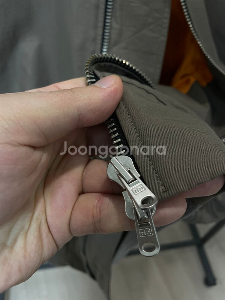 (L) 피어오브갓 3rd 그레이 ma-1 마원 봄버자켓--8