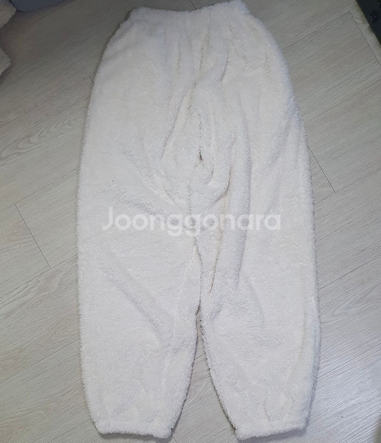 제니더 양털바지 플리스팬츠 벌룬팬츠--3